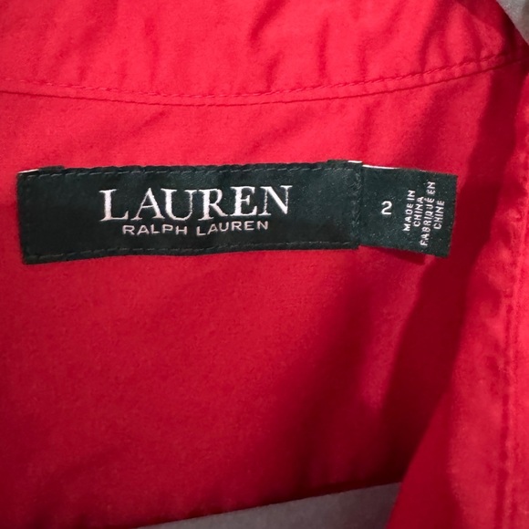 Ralph Lauren Red Dress In Size 2 - Picture 6 of 13